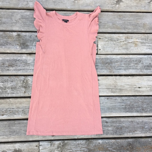 Pink Petal Sleeve Dress - Picture 1 of 7